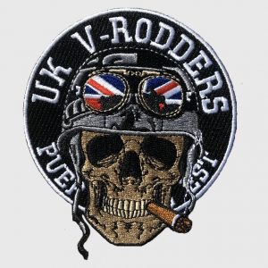 UK V-Rodders ‘Smoking Skull’ patch